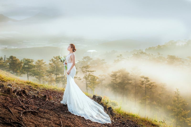Bride at a wedding
